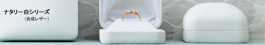 白、ホワイトレザージュエリーケース