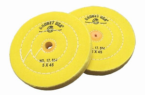 イエロー布バフ3本ミシン目